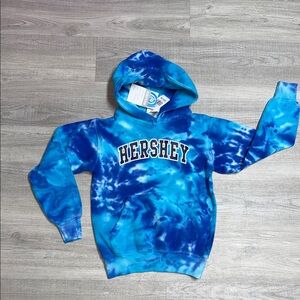 Hershey Park - Blue Tie-Dye Hoodie
